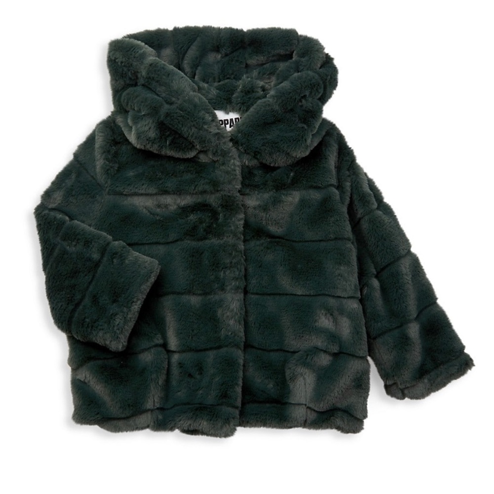 Green Apparis kids coat, size 10(Y).